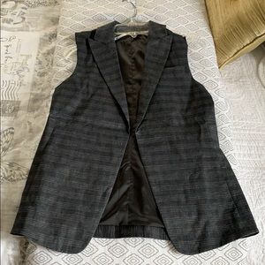 Theory Plaid Vest